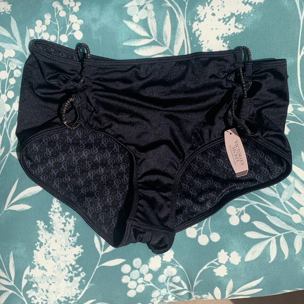Victoria’s Secret Swim new black bikini bottoms.